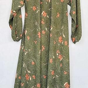 Green-Floral-Printed-Maxi-Abaya