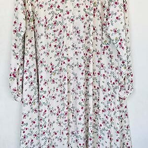 Offwhite-Floral-Printed-Front-Open-Abaya